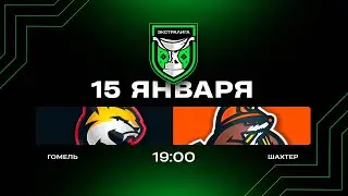 Гомель - Шахтер | 15.01.2026 | Экстралига | Прямая трансляция