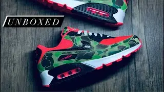 UNBOXING: Nike Air Max 90 &ldquo;Duck Camo&rdquo;  &ldquo;FROM THE BLOCK TO THE TEE BOX&rdquo;