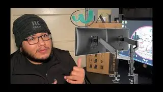 Wali Dual Monitor Desk Mount GSDM002 Opening and Review