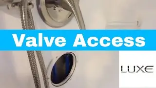 Luxury fifth wheel Shower - Water Valve Access