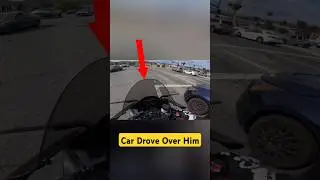 Biker Got Hit&hellip; And the Driver Kept Going. #clips #roadrage #shorts #crash #crime