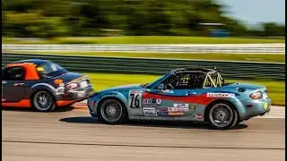 American Endurance Racing an MX5 Cup at NCM Motorsports Park (W/Narration)