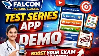 Falcon Nursing Classes Test Series App Demo | Boost Your Exam Preparation