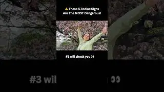 Top 5 Most Dangerous Zodiac Signs | Is Your Sign here ? #zodiac #signs  #zodiacsign #shorts