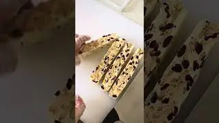 Creamy Cranberry Nut Snowflake Nougat 🍒 Real Ingredients &bull; Soft & Chewy Treat!