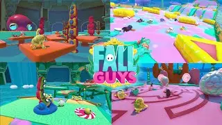 Fall Guys Season 2 - All 8 New Maps [CH2 Season3]