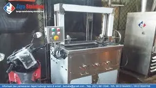 081310045708 - Mesin Pemanggang Daging Guling - Stainless Steel BBQ Grills