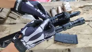 Bohan mk8 gel blaster black tan set up