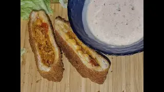 Chicken Bread Box Recipe | Fried Sandwich | 2025 Ramadan Iftar Party Snack | Sadia's food World