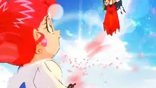 Chibi Chibi witnesses the butterfly magic.of Princess Kakyuu 🦋
