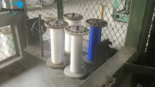 White with Blue Tracer PP rope