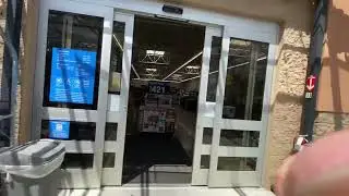 2014 Stanley Automatic Door to the garden center at Walmart in St. Petersburg Florida 