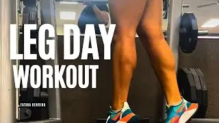 Leg Workout | Come To The Gym with me |FaTina Henrina
