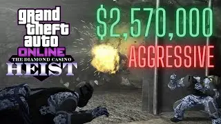 GTA 5 Online Casino Heist: Artwork $2,570,000 - Aggressive - Two Players