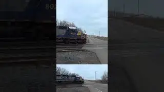 Old CSX SD40-2 with Awesome horn.