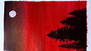 easy peasy acrylic painting tutorial//painting tutorial step by step for beginners by @IpsasArt 