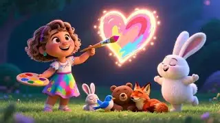 The Magic Paintbrush Song | Creative Art Rhyme for Kids | Nursery Rhymes
