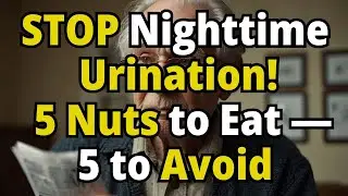 5 Nuts to STOP Nighttime Urination + 5 Nuts to AVOID | Senior Bladder Health Tips