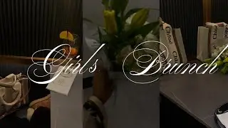 GIRLS BRUNCH AT NEW SPOT+ COMPLIMENTING EACH OTHERS+ GROWTH/EMOTIONS. SUPERMARKET/FLOWERS.  