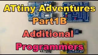 ATTINY Part1B, trying out the USBASP and Arduino UNO hat to program an ATtiny85 microcontroller.