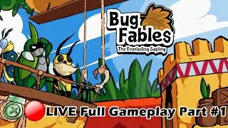 🔴LIVE Bug Fables: The Everlasting Sapling (FULL GAME) Part 1: Chapter 1 - A Dysfunctional Trio - NS