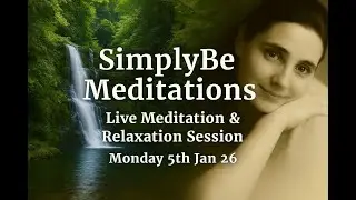 Monday Live Meditation & Relaxation With Debs - The Healing Natural Gemstone Waterfall