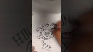 How To Draw a Retro Mascot Character 'Hole in One ' #draw #animation #art