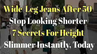Wide-Leg Jeans After 50: 7 Secrets to Look Taller & Slimmer INSTANTLY!