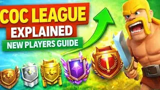 COC LEAGUE RANKING EXPLAIN| NEW PLAYER GUIDE 🔥