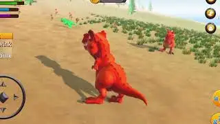 Jurassic tyrannosaurus survival game | T-Rex game 2025 | Dinosaur offline games #dinosaurdinogame