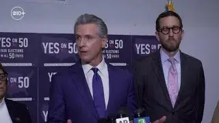 Newsom speaks after signing legislation calling special election