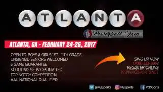 Atlanta Powerball Jam | February 24-26, 2017 | Boys & Girls 1st - 9th | www.pqsports.net