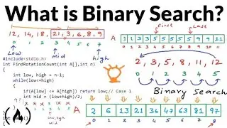 Binary search | algorithm | data structures #binarysearch #datascience #datastructures