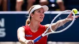 Danielle Collins was rushed to hospital after early US Open exit