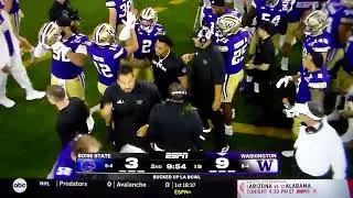 Washington QB Williams finds wide open WR Boston, throws 78 yard TD pass to Boston vs. Boise State