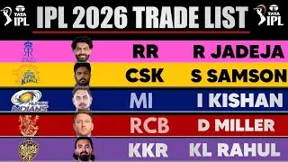 IPL 2026 Trade Players List: Latest Transfers & Retention Update | IPL 2026 Full Trade List