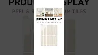 Peel and stick premium beige tiles#vividtiles#peelandsticktile#homedecor#peelandstick