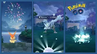 Pokemon Go: Catching Victini & White Kyurem Raid
