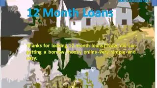 GB 12 Month Payday Loans