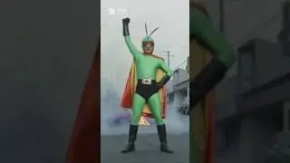 Insectron Defeats Bad Purple Chicken #Japan #japanese #tokusatsu #kaiju #chicken