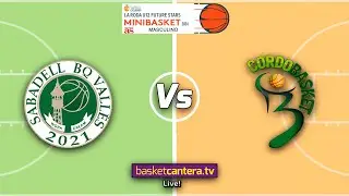 U12M.  SABADELL BQ VALLÉS vs CORDOBASKET.- Torneo Alevín-U12 masc. Future Stars La Roda 2024