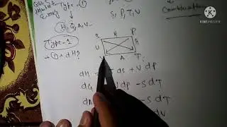 Maxwell's relations - Thermodynamic square shortcut method  - derivation formula (Thermodynamics)
