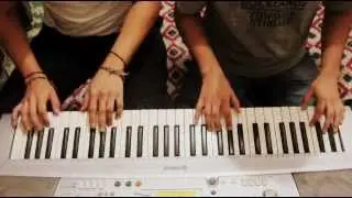 DRAGON BALL Z  - Musica de pelea (fight theme) - Piano a cuatro manos.