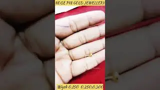 Nose Pin Gold Jewellery 22k 18k 14k #jewellery #shorts #youtubeshorts #viralshorts