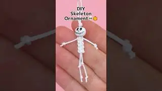 Украшение-скелет своими руками #TeamMeyzi👉 Лучшая идея для украшения на Хэллоуин