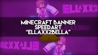 Minecraft Banner Speed Art! Photoshop/ Cinema 4d. w/ StacheGraphics
