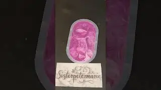 Purple bat tray  #sisterpetermarie #resinart #resinpour #purplemarblepour #marblepour #battray