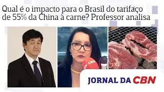 Qual é o impacto para o Brasil do tarifaço de 55% da China à carne? Professor analisa