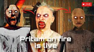 🔴 Horror Granny 😰  gameplay Pritam on Fire Live Stream