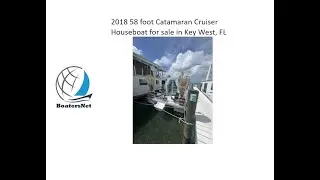 2018 58 foot Catamaran Cruiser Houseboat for sale in Key West, FL. $399,000.